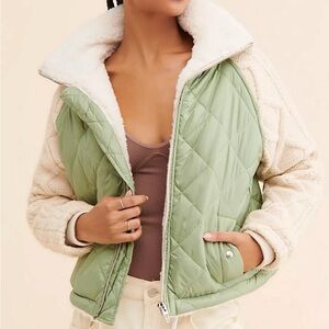 [BLANKNYC] Going Public Sweater Puffer Jacket